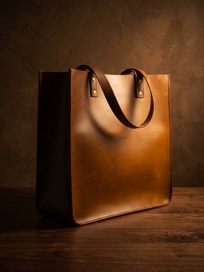 Torba tote z juchtu o grubości 2,5 mm